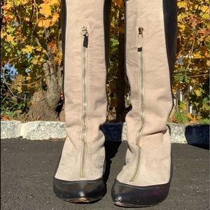 Derek Lam Suede and leather boots